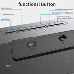 Altoparlante Bluetooth AEC BT601 10W con illuminazione RGB