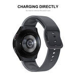Per Samsung Galaxy Watch5 44mm ENKAY Hat-Prince Cornice per PC a copertura totale + Custodia in vetro temperato 9H