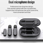Microfono da bavero wireless K61 con cancellazione rumore