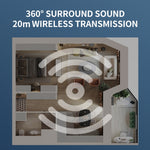 Ricevitore audio wireless K9 per microfono lavalier