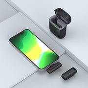 Microfono da bavero wireless J11 per registrazione audio