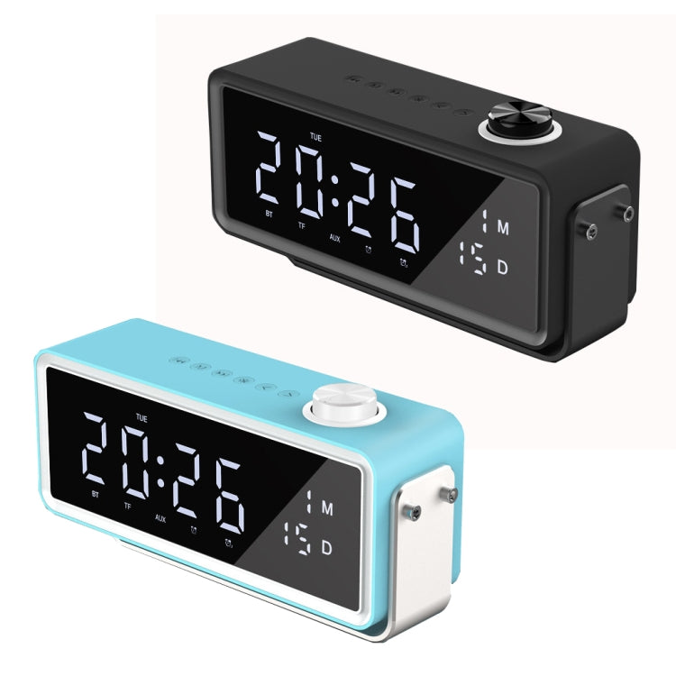 AEC K5 Mirror Alarm Clock Altoparlanti Bluetooth con supporto luce LED TF / FM