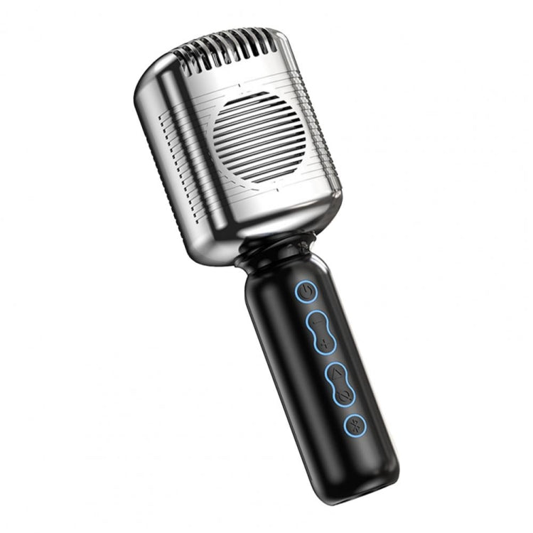 Microfono wireless KM600 Riduzione del rumore portatile TWS Microfono a condensatore compatibile con Bluetooth intelligente Lettore musicale per cantare