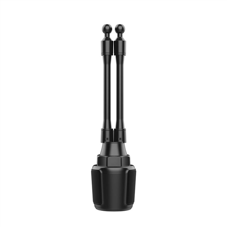 A080 + X908 Staffa per culla regolabile con doppio supporto per telefono cellulare per tazza da auto, A080+X908