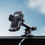 A190+X33 Supporto per telefono per auto Supporto per cruscotto Supporto a ventosa telescopico con braccio lungo, A190+X33