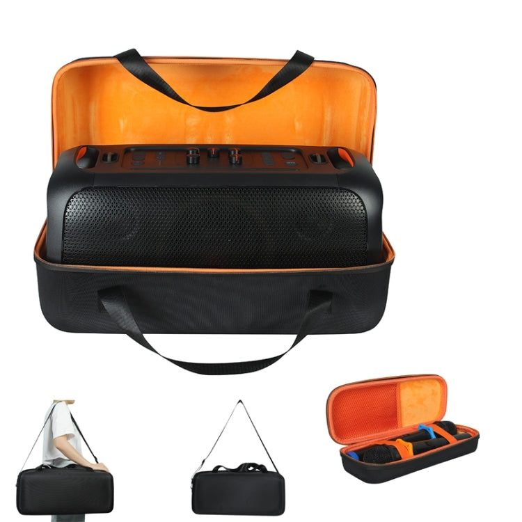 Per JBL Partybox On-The-Go Custodia rigida antiurto in EVA Custodia per il trasporto con custodia per microfono, For JBL Partybox On-The-Go with Microphone Bag