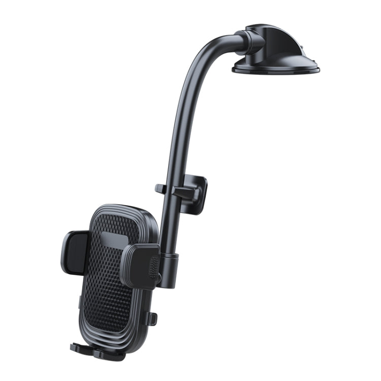 A190 + X51 Supporto per telefono per auto Cruscotto Parabrezza Supporto a ventosa Supporto per braccio lungo pieghevole, A190+X51