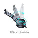 A190+X157 Supporto per telefono per auto Supporto per cruscotto Supporto a ventosa Braccio a morsetto retrattile, A190+X157