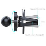A190+X901 Supporto per telefono per auto Supporto per presa d'aria Supporto per clip di regolazione con manopola coassiale, A190+X901