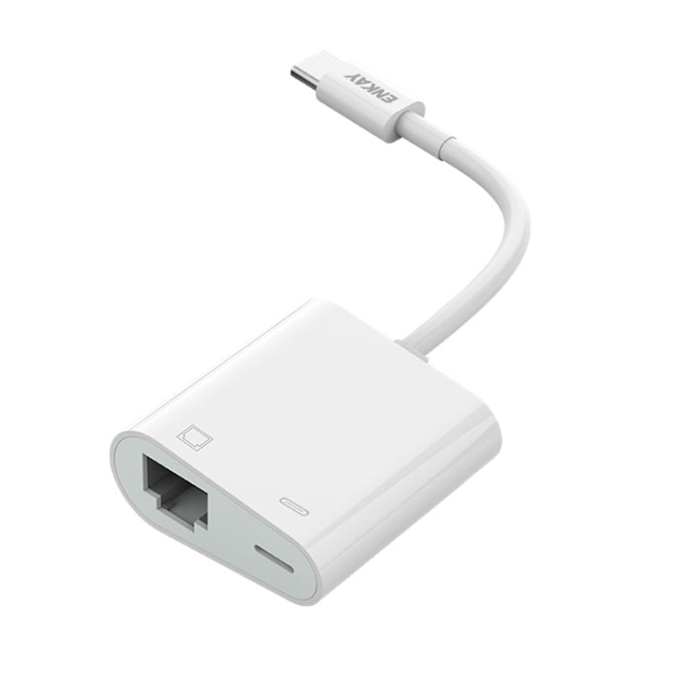 ENKAY Hat-Prince 2 in 1 Rete LAN Ethernet RJ45, Type-C, 8 Pin