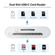 ENKAY ENK-AT117 Adattatore per lettore di schede da USB-C/Tipo-C a SD/TF