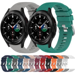 Cinturino in silicone morbido tinta unita da 20 mm, For Samsung  Galaxy Watch 4 Classic 46mm, For Samsung Galaxy Watch Active 2 40mm
