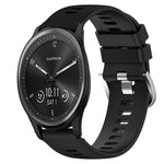 Cinturino in silicone morbido tinta unita da 20 mm, For Garmin Vivomove Sport, For Garmin Venu 2 Plus