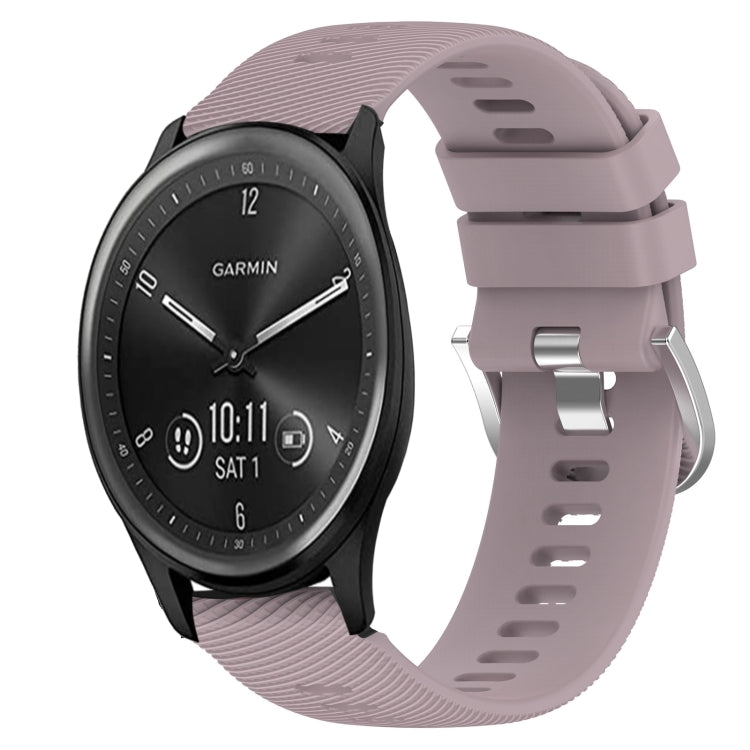 Cinturino in silicone morbido tinta unita da 20 mm, For Garmin Vivomove Sport, For Garmin Venu 2 Plus