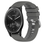 Cinturino in silicone morbido tinta unita da 20 mm, For Garmin Vivomove Sport, For Garmin Venu 2 Plus