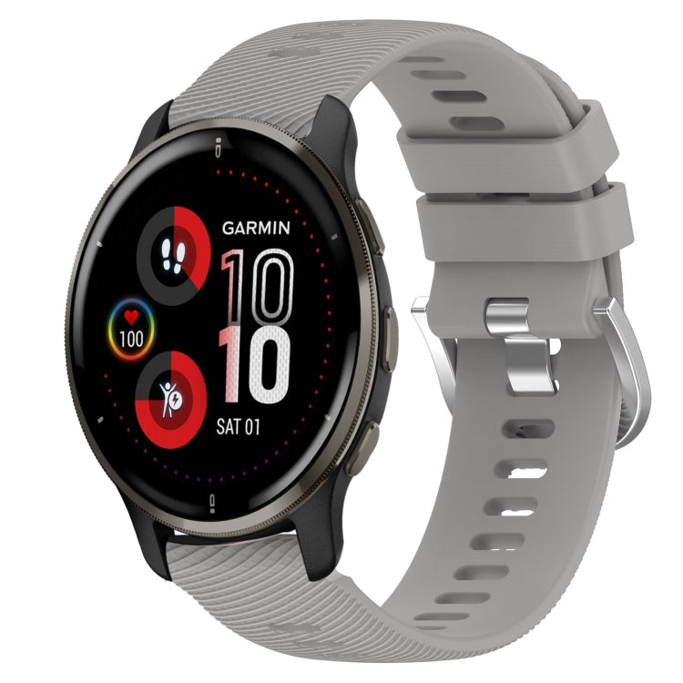 Cinturino in silicone morbido tinta unita da 20 mm, For Garmin Vivomove Sport, For Garmin Venu 2 Plus