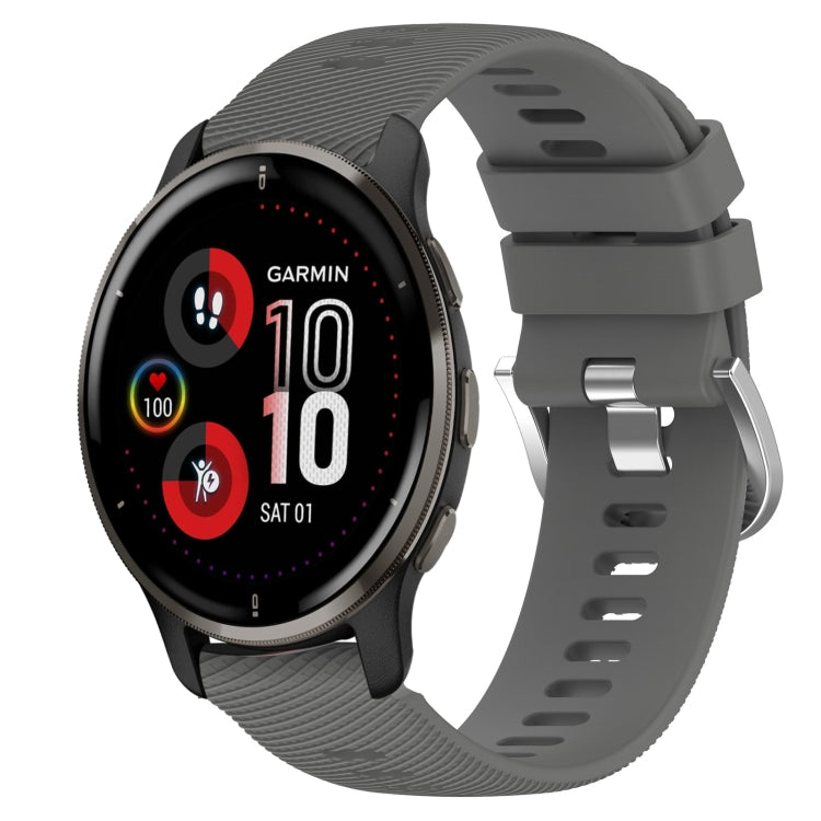 Cinturino in silicone morbido tinta unita da 20 mm, For Garmin Vivomove Sport, For Garmin Venu 2 Plus