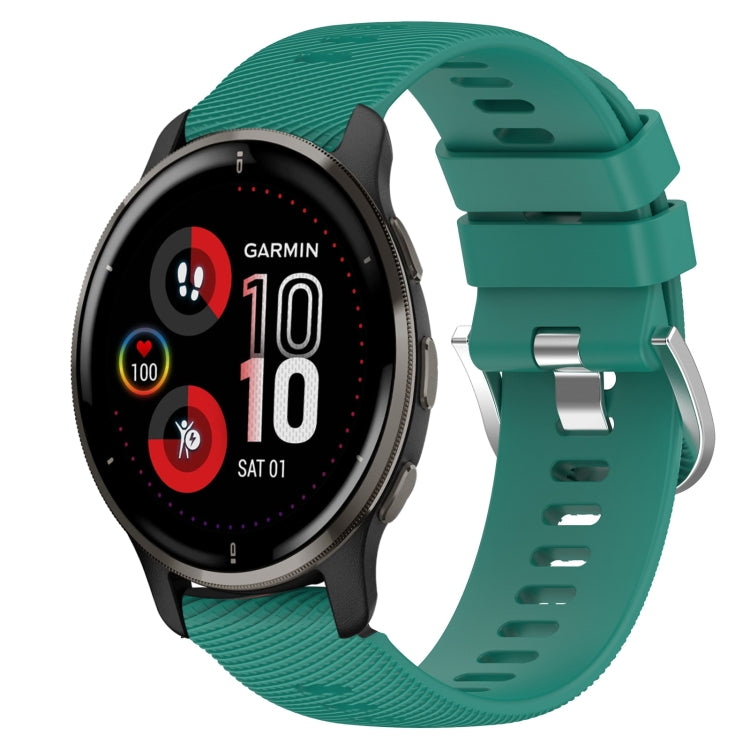 Cinturino in silicone morbido tinta unita da 20 mm, For Garmin Vivomove Sport, For Garmin Venu 2 Plus