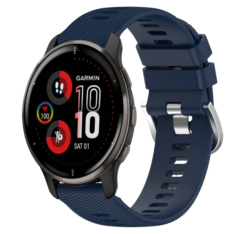 Cinturino in silicone morbido tinta unita da 20 mm, For Garmin Vivomove Sport, For Garmin Venu 2 Plus
