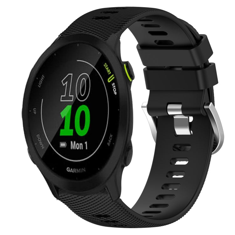 Cinturino in silicone morbido tinta unita da 20 mm, For Garmin Forerunner 55, For Garmin Venu
