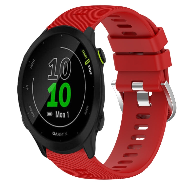 Cinturino in silicone morbido tinta unita da 20 mm, For Garmin Forerunner 55, For Garmin Venu