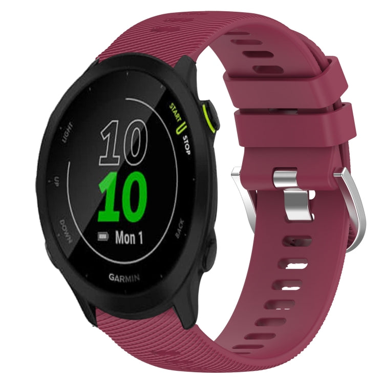 Cinturino in silicone morbido tinta unita da 20 mm, For Garmin Forerunner 55, For Garmin Venu