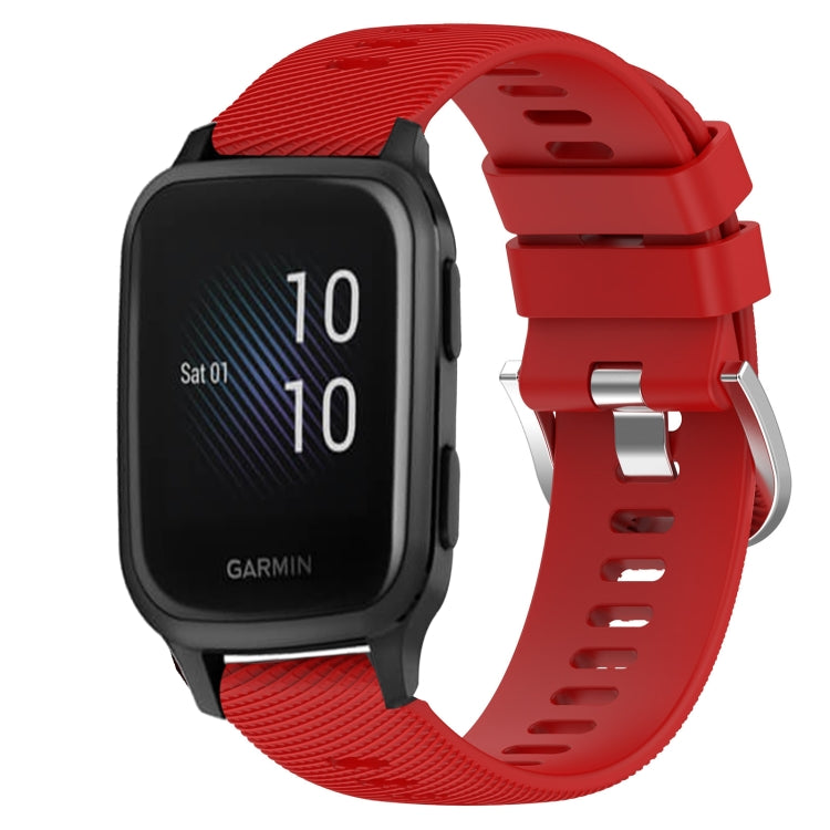 Cinturino in silicone morbido tinta unita da 20 mm, For Garmin Venu SQ, For Garminmove Luxe