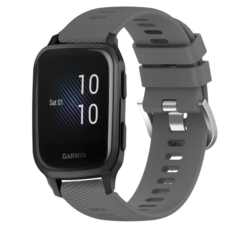 Cinturino in silicone morbido tinta unita da 20 mm, For Garmin Venu SQ, For Garminmove Luxe