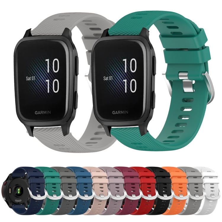Cinturino in silicone morbido tinta unita da 20 mm, For Garmin Venu SQ, For Garminmove Luxe