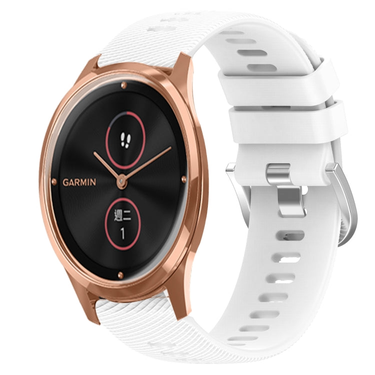 Cinturino in silicone morbido tinta unita da 20 mm, For Garmin Venu SQ, For Garminmove Luxe