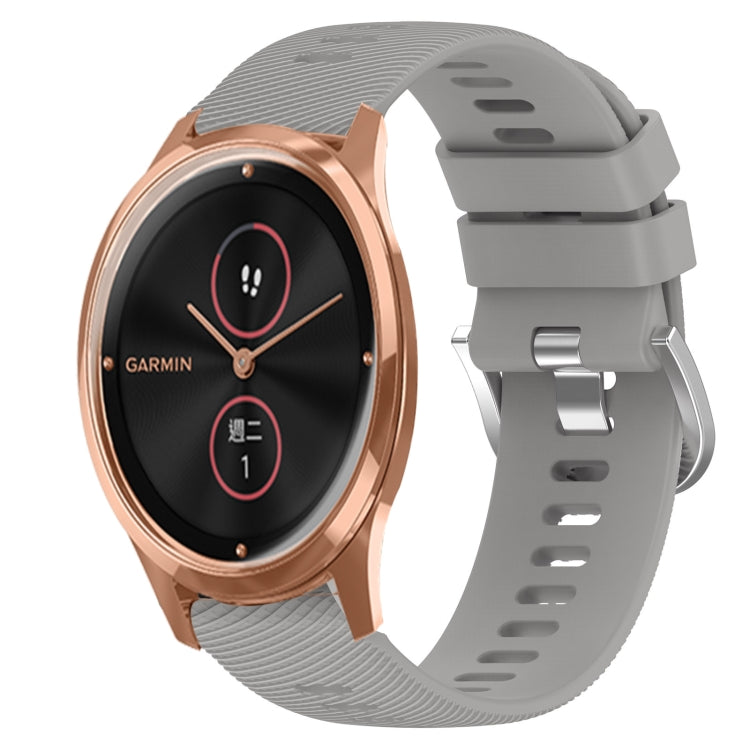 Cinturino in silicone morbido tinta unita da 20 mm, For Garmin Venu SQ, For Garminmove Luxe