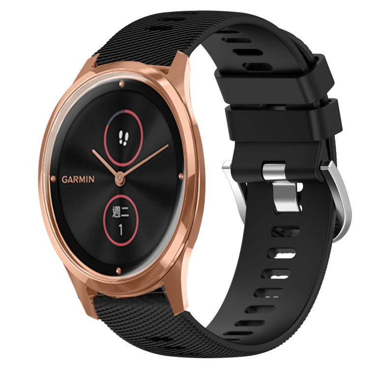 Cinturino in silicone morbido tinta unita da 20 mm, For Garmin Venu SQ, For Garminmove Luxe