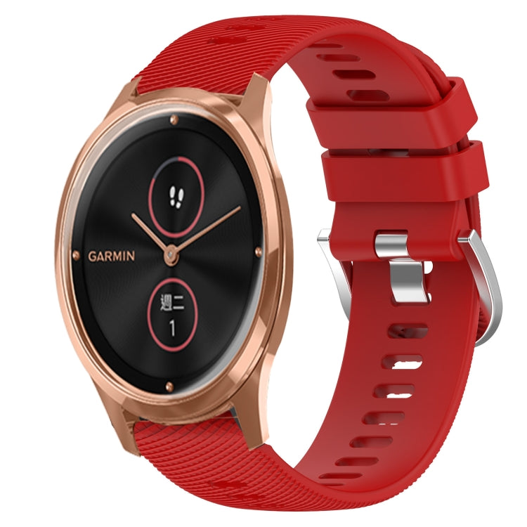 Cinturino in silicone morbido tinta unita da 20 mm, For Garmin Venu SQ, For Garminmove Luxe