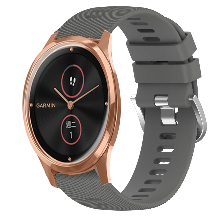 Cinturino in silicone morbido tinta unita da 20 mm, For Garmin Venu SQ, For Garminmove Luxe