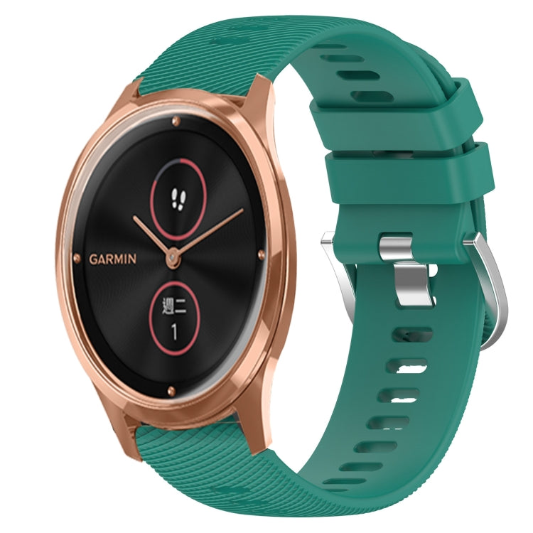 Cinturino in silicone morbido tinta unita da 20 mm, For Garmin Venu SQ, For Garminmove Luxe