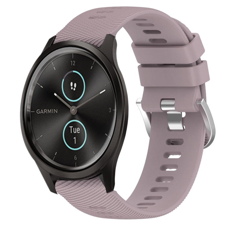 Cinturino in silicone morbido tinta unita da 20 mm, For Garmin Garminmove Style, For Garmin Forerunner 645 Music
