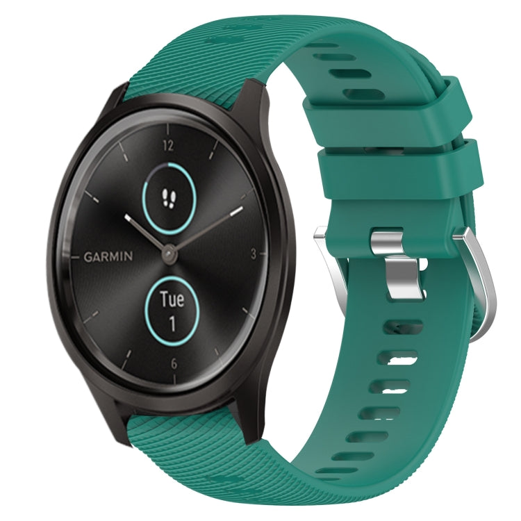 Cinturino in silicone morbido tinta unita da 20 mm, For Garmin Garminmove Style, For Garmin Forerunner 645 Music