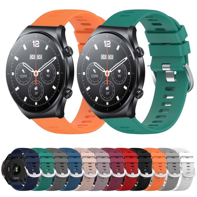 Cinturino in silicone morbido tinta unita da 22 mm, For Xiaomi MI Watch S1, For Xiaomi MI Watch Color 2