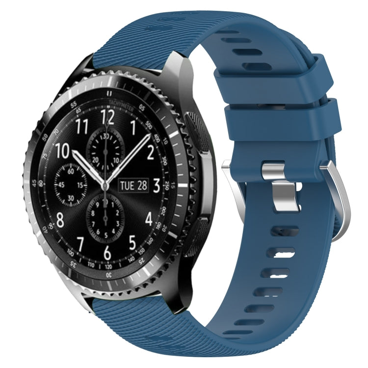 Cinturino in silicone morbido tinta unita da 22 mm, For Samsung Gear S3 Classic, For Samsung Gear S3 Frontier
