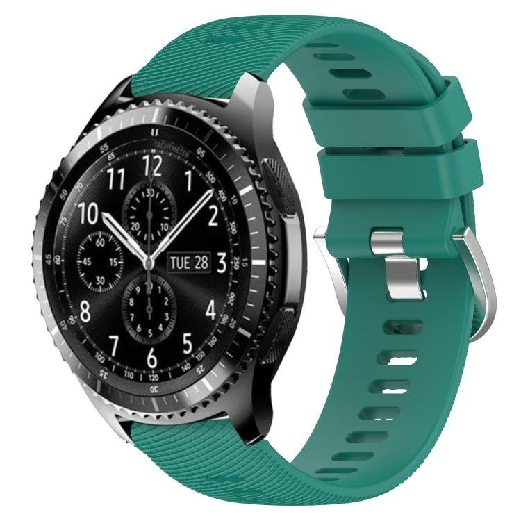 Cinturino in silicone morbido tinta unita da 22 mm, For Samsung Gear S3 Classic, For Samsung Gear S3 Frontier