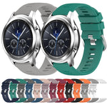 Cinturino in silicone morbido tinta unita da 22 mm, For Samsung Gear S3 Classic, For Samsung Gear S3 Frontier