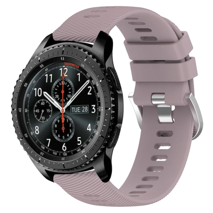 Cinturino in silicone morbido tinta unita da 22 mm, For Samsung Gear S3 Classic, For Samsung Gear S3 Frontier