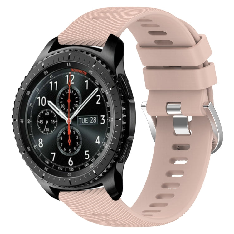 Cinturino in silicone morbido tinta unita da 22 mm, For Samsung Gear S3 Classic, For Samsung Gear S3 Frontier