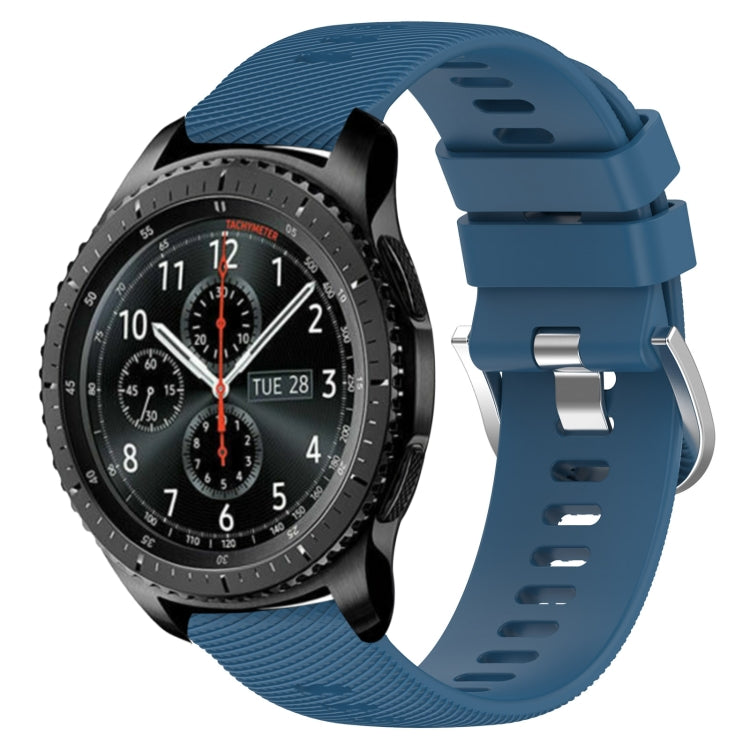 Cinturino in silicone morbido tinta unita da 22 mm, For Samsung Gear S3 Classic, For Samsung Gear S3 Frontier