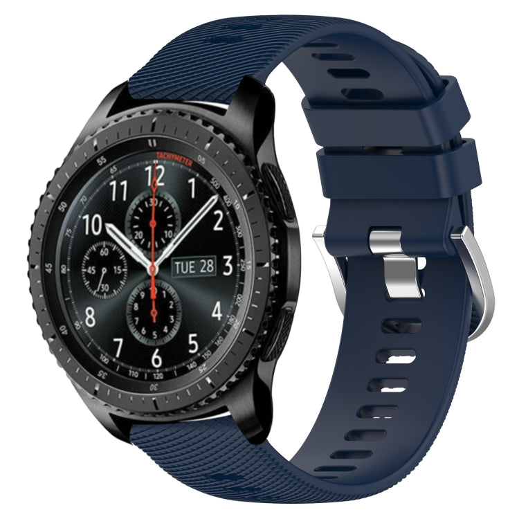 Cinturino in silicone morbido tinta unita da 22 mm, For Samsung Gear S3 Classic, For Samsung Gear S3 Frontier