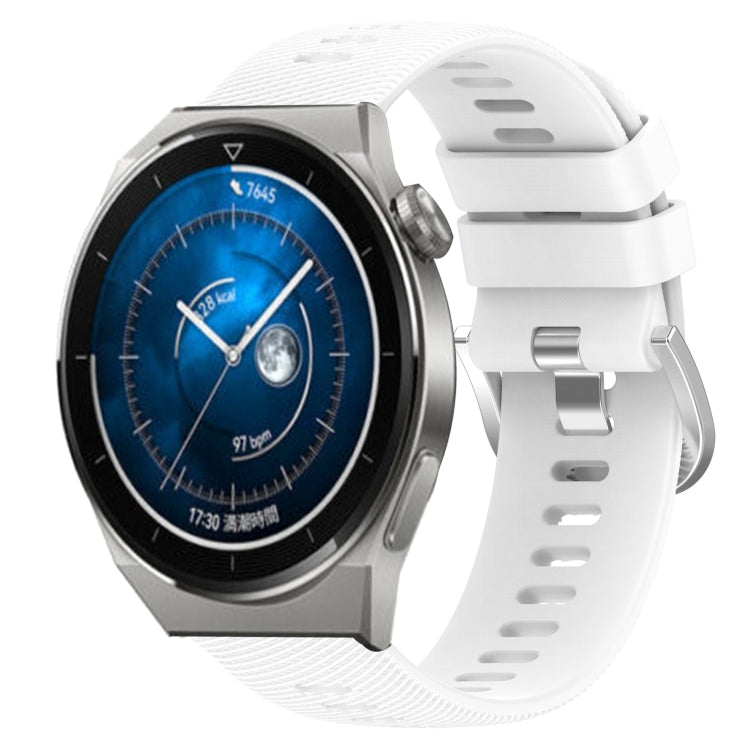 Cinturino in silicone morbido tinta unita da 22 mm, For Huawei Watch GT3 Pro 46mm, For Huawei Watch GT3 46mm