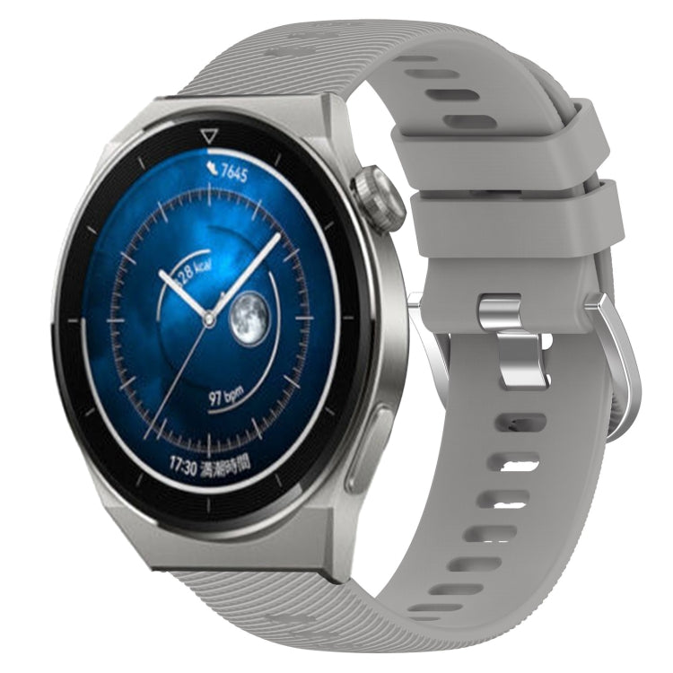 Cinturino in silicone morbido tinta unita da 22 mm, For Huawei Watch GT3 Pro 46mm, For Huawei Watch GT3 46mm