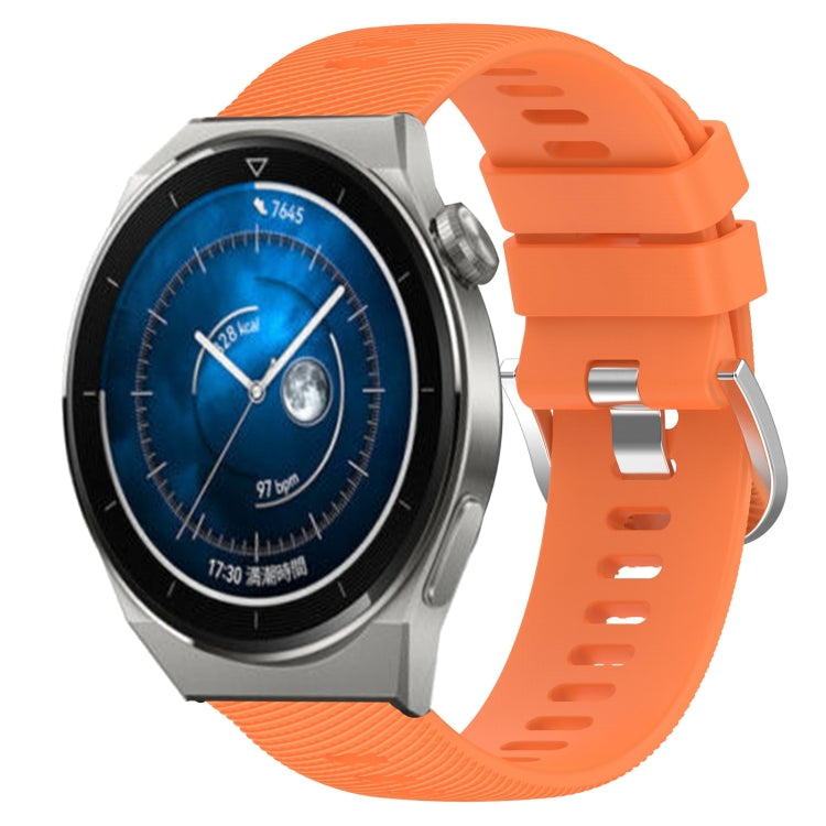 Cinturino in silicone morbido tinta unita da 22 mm, For Huawei Watch GT3 Pro 46mm, For Huawei Watch GT3 46mm