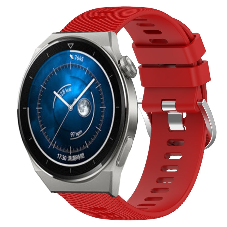 Cinturino in silicone morbido tinta unita da 22 mm, For Huawei Watch GT3 Pro 46mm, For Huawei Watch GT3 46mm