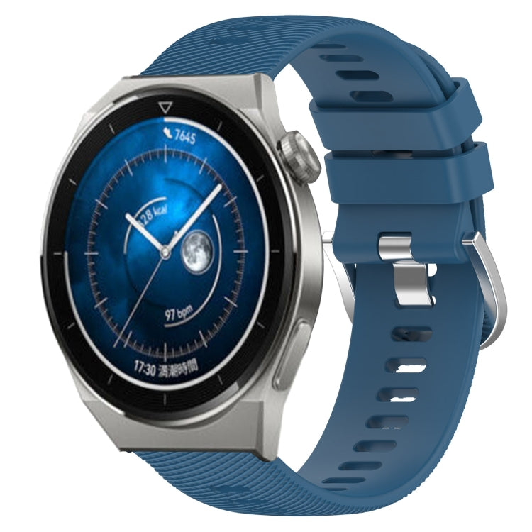 Cinturino in silicone morbido tinta unita da 22 mm, For Huawei Watch GT3 Pro 46mm, For Huawei Watch GT3 46mm
